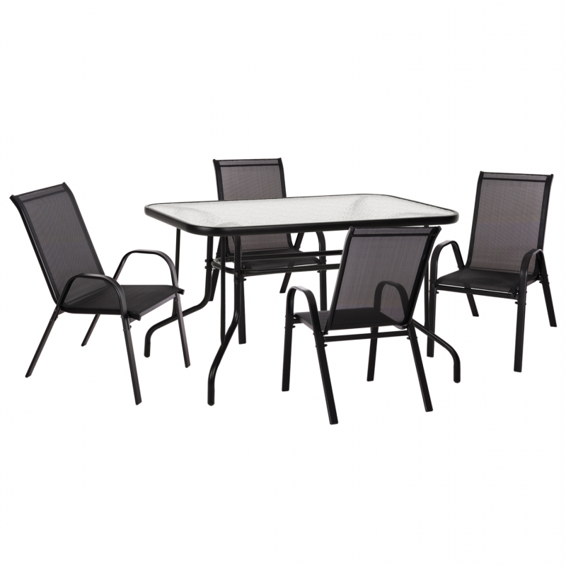 ΣΕΤ ΤΡΑΠΕΖΑΡΙΑΣ 5ΤΜΧ ADAM HM10896.03 ΤΡΑΠΕΖΙ 120x70εκ & 4 ΠΟΛΥΘΡΟΝΕΣ--ΜΑΥΡΟ ΣΕΤ ΤΡΑΠΕΖΑΡΙΑΣ 5ΤΜΧ ADAM HM10896.03 ΤΡΑΠΕΖΙ 120x70εκ & 4 ΠΟΛΥΘΡΟΝΕΣ--ΜΑΥΡΟ
