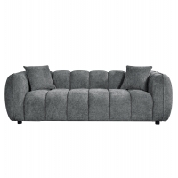 ΚΑΝΑΠΕΣ 3-ΘΕΣΙΟΣ LYKKE HM3323.01 ΓΚΡΙ ΥΦΑΣΜΑ 229x89x70Υεκ