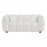 ΚΑΝΑΠΕΣ 2-ΘΕΣΙΟΣ LYKKE HM3324.02 ΕΚΡΟΥ ΥΦΑΣΜΑ 172x89x70Υεκ.