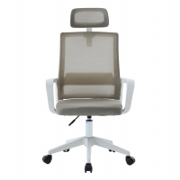 ΚΑΡΕΚΛΑ ΓΡΑΦΕΙΟΥ VELOCITY HM1229.02 ΛΕΥΚΟ PP--ΑΝΟΙΧΤΟ ΓΚΡΙ MESH 60x62x123Υεκ