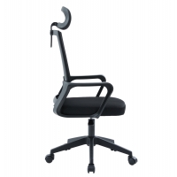 ΚΑΡΕΚΛΑ ΓΡΑΦΕΙΟΥ VELOCITY HM1229.01 ΜΑΥΡO MESH & PP 60x62x123Υεκ