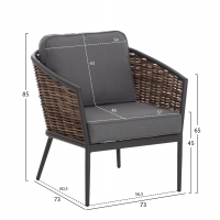 ΣΕΤ ΣΑΛΟΝΙ 4ΤΜΧ CASSIAN HM6552.01 ΑΛΟΥΜΙΝΙΟ & ΜΑΞΙΛΑΡΙΑ ΓΚΡΙ-ΜΠΕΖ P.E.RATTAN ΣΕΤ ΣΑΛΟΝΙ 4ΤΜΧ CASSIAN HM6552.01 ΑΛΟΥΜΙΝΙΟ & ΜΑΞΙΛΑΡΙΑ ΓΚΡΙ-ΜΠΕΖ P.E.RATTAN