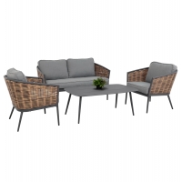 ΣΕΤ ΣΑΛΟΝΙ 4ΤΜΧ CASSIAN HM6552.01 ΑΛΟΥΜΙΝΙΟ & ΜΑΞΙΛΑΡΙΑ ΓΚΡΙ-ΜΠΕΖ P.E.RATTAN ΣΕΤ ΣΑΛΟΝΙ 4ΤΜΧ CASSIAN HM6552.01 ΑΛΟΥΜΙΝΙΟ & ΜΑΞΙΛΑΡΙΑ ΓΚΡΙ-ΜΠΕΖ P.E.RATTAN