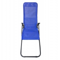 ΞΑΠΛΩΣΤΡΑ ΚΟΥΝΙΣΤΗ SWINGSAND HM6553.05 ΜΠΛΕ TEXTILENE--ΜΑΥΡΟ ΜΕΤΑΛΛΟ 143x60x94Υεκ