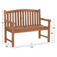 ΠΑΓΚΑΚΙ ΚΗΠΟΥ 2ΘΕΣΙΟ ELENA HM6651 ΞΥΛΟ TEAK--ΦΥΣΙΚΟ 120x60x95Υεκ. ΠΑΓΚΑΚΙ ΚΗΠΟΥ 2ΘΕΣΙΟ ELENA HM6651 ΞΥΛΟ TEAK--ΦΥΣΙΚΟ 120x60x95Υεκ.