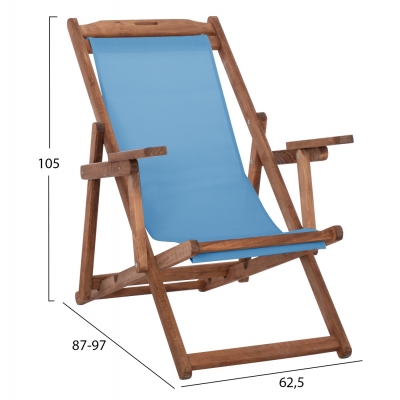 ΣΕΖΛΟΝΓΚ ΜΕ ΜΠΡΑΤΣΑ ΛΗΜΝΟΣ & PVC ΓΑΛΑΖΙΟ HM11708.08T ΞΥΛΟ ΟΞΙΑΣ ΚΑΡΥΔΙ 62.5x97x105Υεκ ΣΕΖΛΟΝΓΚ ΜΕ ΜΠΡΑΤΣΑ ΛΗΜΝΟΣ & PVC ΓΑΛΑΖΙΟ HM11708.08T ΞΥΛΟ ΟΞΙΑΣ ΚΑΡΥΔΙ 62.5x97x105Υεκ