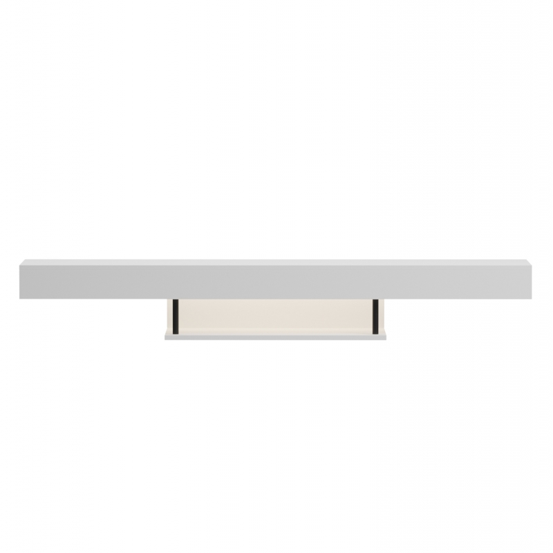 ΕΠΙΠΛΟ ΤΗΛΕΟΡΑΣΗΣ ΤΟΙΧΟΥ ME LED SAVOR HM18381.02 ΜΕΛΑΜΙΝΗ ΛΕΥΚΗ 150x29,5x22Υεκ