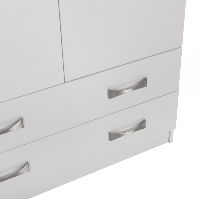 ΝΤΟΥΛΑΠΑ 3ΦΥΛΛΗ ΜΕ ΠΑΤΑΡΙ CARLY HM10891.05 ΜΕΛΑΜΙΝΗ ΣΕ ΛΕΥΚΟ 150X55Χ240Υεκ.