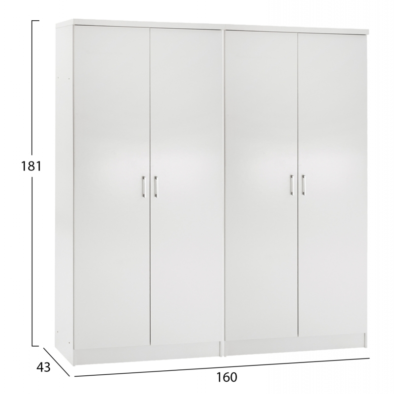 ΣΕΤ 2 ΝΤΟΥΛΑΠΕΣ 2ΦΥΛΛΕΣ JENNA HM11350.05 ΜΕΛΑΜΙΝΗ ΣΕ ΛΕΥΚΟ 160x43x181Υεκ ΣΕΤ 2 ΝΤΟΥΛΑΠΕΣ 2ΦΥΛΛΕΣ JENNA HM11350.05 ΜΕΛΑΜΙΝΗ ΣΕ ΛΕΥΚΟ 160x43x181Υεκ