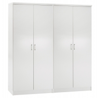 ΣΕΤ 2 ΝΤΟΥΛΑΠΕΣ 2ΦΥΛΛΕΣ JENNA HM11350.05 ΜΕΛΑΜΙΝΗ ΣΕ ΛΕΥΚΟ 160x43x181Υεκ ΣΕΤ 2 ΝΤΟΥΛΑΠΕΣ 2ΦΥΛΛΕΣ JENNA HM11350.05 ΜΕΛΑΜΙΝΗ ΣΕ ΛΕΥΚΟ 160x43x181Υεκ