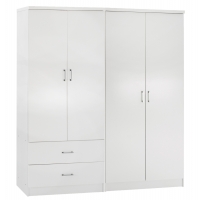 ΝΤΟΥΛΑΠΑ 4-ΦΥΛΛΗ ΜΕ 2 ΣΥΡΤΑΡΙΑ JENNA HM11351.05 ΜΕΛΑΜΙΝΗ ΣΕ ΛΕΥΚΟ 160x43x181Υ ΝΤΟΥΛΑΠΑ 4-ΦΥΛΛΗ ΜΕ 2 ΣΥΡΤΑΡΙΑ JENNA HM11351.05 ΜΕΛΑΜΙΝΗ ΣΕ ΛΕΥΚΟ 160x43x181Υ