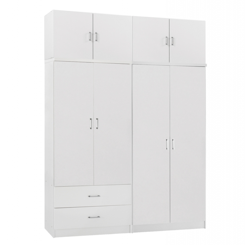 ΝΤΟΥΛΑΠΑ 4-ΦΥΛΛΗ ΜΕ ΠΑΤΑΡΙ & ΣΥΡΤΑΡΙΑ JENNA HM11355.05 ΜΕΛΑΜΙΝΗ ΣΕ ΛΕΥΚΟ 160x43x240Υεκ
