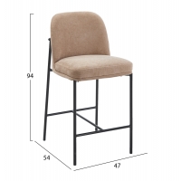 ΣΚΑΜΠΟ ΜΠΑΡ ΜΕΣ.ΥΨΟΥΣ MANIDO HM18427.02 TAUPE ΥΦΑΣΜΑ-ΜΕΤΑΛ.ΜΑΥΡΟΣ ΣΚΕΛΕΤΟΣ 45x55x92Υεκ ΣΚΑΜΠΟ ΜΠΑΡ ΜΕΣ.ΥΨΟΥΣ MANIDO HM18427.02 TAUPE ΥΦΑΣΜΑ-ΜΕΤΑΛ.ΜΑΥΡΟΣ ΣΚΕΛΕΤΟΣ 45x55x92Υεκ