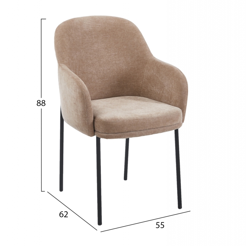 ΠΟΛΥΘΡΟΝΑ ΤΡΑΠΕΖΑΡΙΑΣ MANIDO HM18429.03 TAUPE ΥΦΑΣΜΑ-ΜΕΤΑΛ.ΜΑΥΡΑ ΠΟΔΙΑ 54x61x87Υεκ ΠΟΛΥΘΡΟΝΑ ΤΡΑΠΕΖΑΡΙΑΣ MANIDO HM18429.03 TAUPE ΥΦΑΣΜΑ-ΜΕΤΑΛ.ΜΑΥΡΑ ΠΟΔΙΑ 54x61x87Υεκ