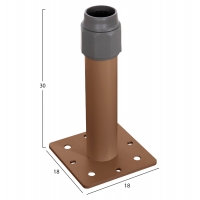 ΒΑΣΗ ΟΜΠΡΕΛΑΣ ΑΛΟΥΜΙΝΙΟΥ HM6607.02 HEAT TRANSFER ΑΛΟΥΜΙΝΙΟ 18x18x30Υεκ.