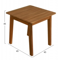 LOUNGE ΣΕΤ MIREX HM10893 ΤΡΑΠΕΖΑΚΙ & 2 ΠΟΛΥΘΡΟΝΕΣ--ΞΥΛΟ ΑΚΑΚΙΑΣ--ΕΚΡΟΥ ΜΑΞΙΛΑΡΙΑ
