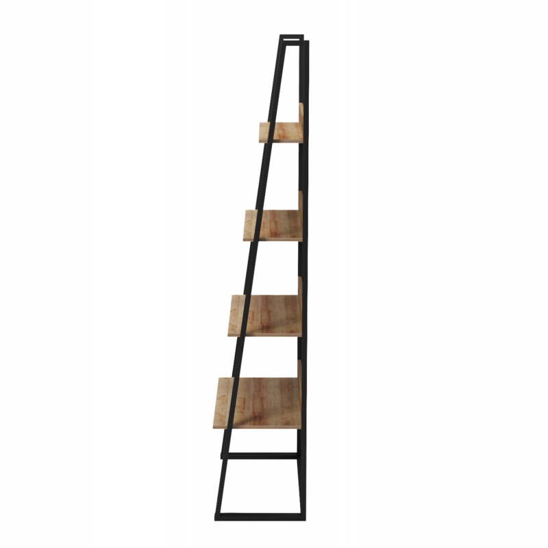 ΡΑΦΙΕΡΑ IZABEL HM18376.01 ΜΕΤΑΛΛΟ--ΜΕΛΑΜΙΝΗ ΣΕ OAK 75x36x185Υεκ. ΡΑΦΙΕΡΑ IZABEL HM18376.01 ΜΕΤΑΛΛΟ--ΜΕΛΑΜΙΝΗ ΣΕ OAK 75x36x185Υεκ.