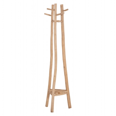 ΚΑΛΟΓΕΡΟΣ ΜΕ 3 ΚΟΛΩΝΕΣ TRIDEM HM4881 ΞΥΛΟ TEAK ΣΕ ΦΥΣΙΚΟ 52x52x200Υεκ.