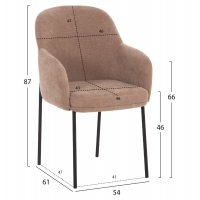 ΣΕΤ ΤΡΑΠΕΖΑΡΙΑΣ 7ΤΜΧ MANIDO HM10949.03 MDF TOP--ΥΦΑΣΜΑ TAUPE & ΜΕΤΑΛΛΟ ΜΑΥΡΟ ΣΕΤ ΤΡΑΠΕΖΑΡΙΑΣ 7ΤΜΧ MANIDO HM10949.03 MDF TOP--ΥΦΑΣΜΑ TAUPE & ΜΕΤΑΛΛΟ ΜΑΥΡΟ