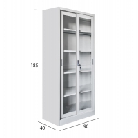ΒΙΒΛΙΟΘΗΚΗ ΜΕ ΣΥΡΟΜΕΝΕΣ ΠΟΡΤΕΣ SIDER HM6632.02 ΜΕΤΑΛΛΙΚΗ ΛΕΥΚΗ 90x40x185Υεκ ΒΙΒΛΙΟΘΗΚΗ ΜΕ ΣΥΡΟΜΕΝΕΣ ΠΟΡΤΕΣ SIDER HM6632.02 ΜΕΤΑΛΛΙΚΗ ΛΕΥΚΗ 90x40x185Υεκ