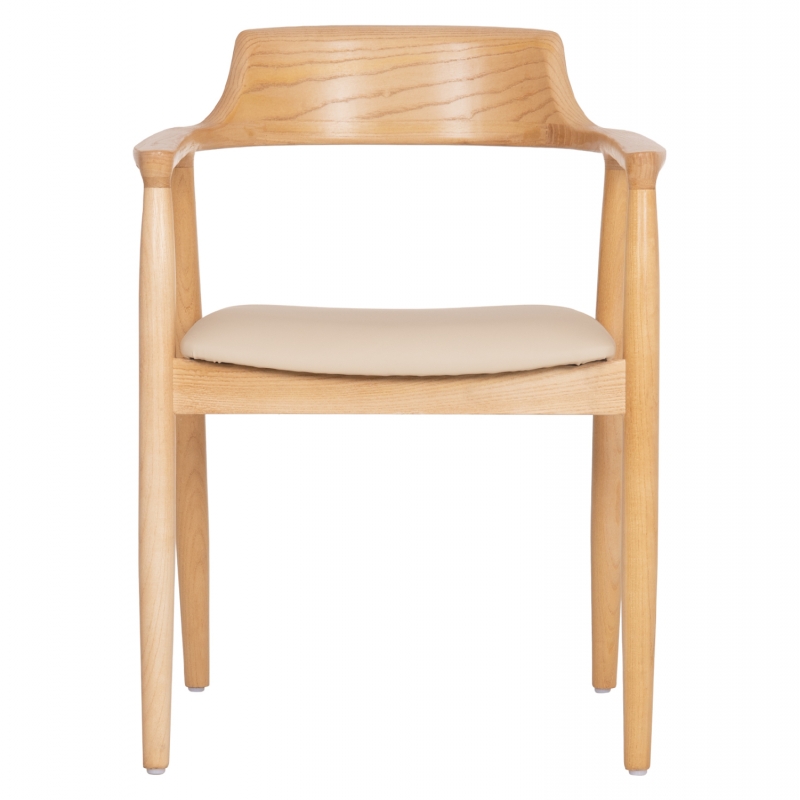 ΠΟΛΥΘΡΟΝΑ ΤΡΑΠΕΖΑΡΙΑΣ TARGA HM18336.11 RUBBERWOOD ΦΥΣΙΚΟ & PU ΕΚΡΟΥ 58x54x78Yεκ ΠΟΛΥΘΡΟΝΑ ΤΡΑΠΕΖΑΡΙΑΣ TARGA HM18336.11 RUBBERWOOD ΦΥΣΙΚΟ & PU ΕΚΡΟΥ 58x54x78Yεκ