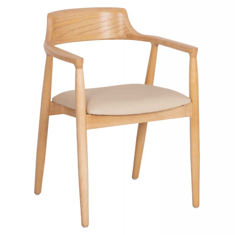 ΠΟΛΥΘΡΟΝΑ ΤΡΑΠΕΖΑΡΙΑΣ TARGA HM18336.11 RUBBERWOOD ΦΥΣΙΚΟ & PU ΕΚΡΟΥ 58x54x78Yεκ ΠΟΛΥΘΡΟΝΑ ΤΡΑΠΕΖΑΡΙΑΣ TARGA HM18336.11 RUBBERWOOD ΦΥΣΙΚΟ & PU ΕΚΡΟΥ 58x54x78Yεκ