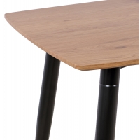 ΣΕΤ ΤΡΑΠΕΖΑΡΙΑΣ 5ΤΜΧ GAFF HM10847.02 MDF TOP ΦΥΣΙΚΟ--ΥΦΑΣΜΑ ΜΠΕΖ & ΜΕΤΑΛΛΟ ΜΑΥΡΟ