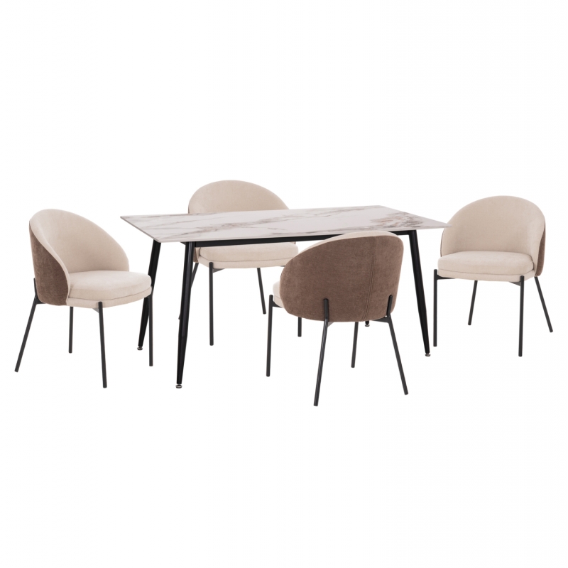ΣΕΤ ΤΡΑΠΕΖΑΡΙΑΣ 5ΤΜΧ DETTON HM10951.02 ΚΕΡΑΜΙΚΟ TOP--ΥΦΑΣΜΑ ΜΠΕΖ/ΚΑΦΕ & ΜΕΤΑΛ.ΠΟΔΙΑ ΣΕΤ ΤΡΑΠΕΖΑΡΙΑΣ 5ΤΜΧ DETTON HM10951.02 ΚΕΡΑΜΙΚΟ TOP--ΥΦΑΣΜΑ ΜΠΕΖ/ΚΑΦΕ & ΜΕΤΑΛ.ΠΟΔΙΑ