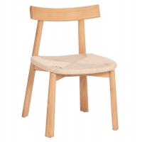 KΑΡΕΚΛΑ ΤΡΑΠΕΖΑΡΙΑΣ OSORIO HM18335.01 RUBBERWOOD & ΣΧΟΙΝΙ ΣΕ ΦΥΣΙΚΟ 51x55x74Υεκ