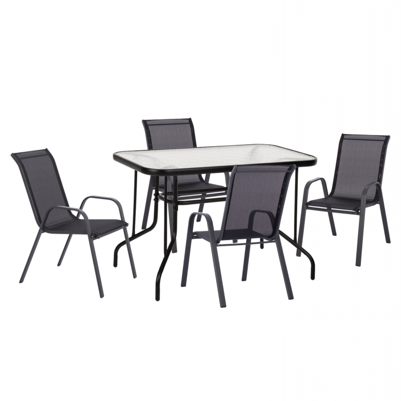 ΣΕΤ ΤΡΑΠΕΖΑΡΙΑΣ 5ΤΜΧ ADAM HM10897.03 ΤΡΑΠΕΖΙ 110x60εκ & 4 ΠΟΛΥΘΡΟΝΕΣ--ΜΑΥΡΟ ΣΕΤ ΤΡΑΠΕΖΑΡΙΑΣ 5ΤΜΧ ADAM HM10897.03 ΤΡΑΠΕΖΙ 110x60εκ & 4 ΠΟΛΥΘΡΟΝΕΣ--ΜΑΥΡΟ