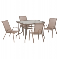 ΣΕΤ ΤΡΑΠΕΖΑΡΙΑΣ 5ΤΜΧ ADAM HM10897.04 ΤΡΑΠΕΖΙ 110x60εκ & 4 ΠΟΛΥΘΡΟΝΕΣ--ΣΑΜΠΑΝΙ ΣΕΤ ΤΡΑΠΕΖΑΡΙΑΣ 5ΤΜΧ ADAM HM10897.04 ΤΡΑΠΕΖΙ 110x60εκ & 4 ΠΟΛΥΘΡΟΝΕΣ--ΣΑΜΠΑΝΙ