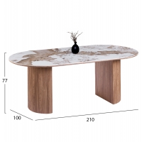 ΣΕΤ ΤΡΑΠΕΖΑΡΙΑΣ 9ΤΜΧ MARBLEX HM11394.03 ΚΕΡΑΜΙΚΟ TOP PANDORA--ΚΑΡΕΚΛΕΣ ΥΦΑΣΜΑ TAUPE