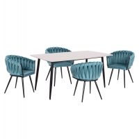 ΣΕΤ ΤΡΑΠΕΖΑΡΙΑΣ 5ΤΜΧ RAVEN HM12121.01 ΚΕΡΑΜΙΚΟ TOP ΛΕΥΚΟ ΜΑΡΜΑΡΟ--ΤΙΡΚΟΥΑΖ ΒΕΛΟΥΔΟ ΣΕΤ ΤΡΑΠΕΖΑΡΙΑΣ 5ΤΜΧ RAVEN HM12121.01 ΚΕΡΑΜΙΚΟ TOP ΛΕΥΚΟ ΜΑΡΜΑΡΟ--ΤΙΡΚΟΥΑΖ ΒΕΛΟΥΔΟ