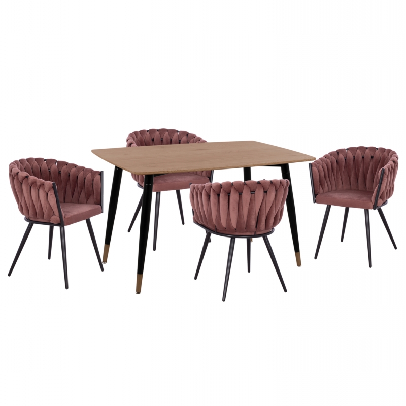 ΣΕΤ ΤΡΑΠΕΖΑΡΙΑΣ 5ΤΜΧ ALIZA HM12122.01 MDF TOP ΣΕ ΦΥΣΙΚΟ--ΣΑΠΙΟ ΜΗΛΟ ΒΕΛΟΥΔΟ ΣΕΤ ΤΡΑΠΕΖΑΡΙΑΣ 5ΤΜΧ ALIZA HM12122.01 MDF TOP ΣΕ ΦΥΣΙΚΟ--ΣΑΠΙΟ ΜΗΛΟ ΒΕΛΟΥΔΟ