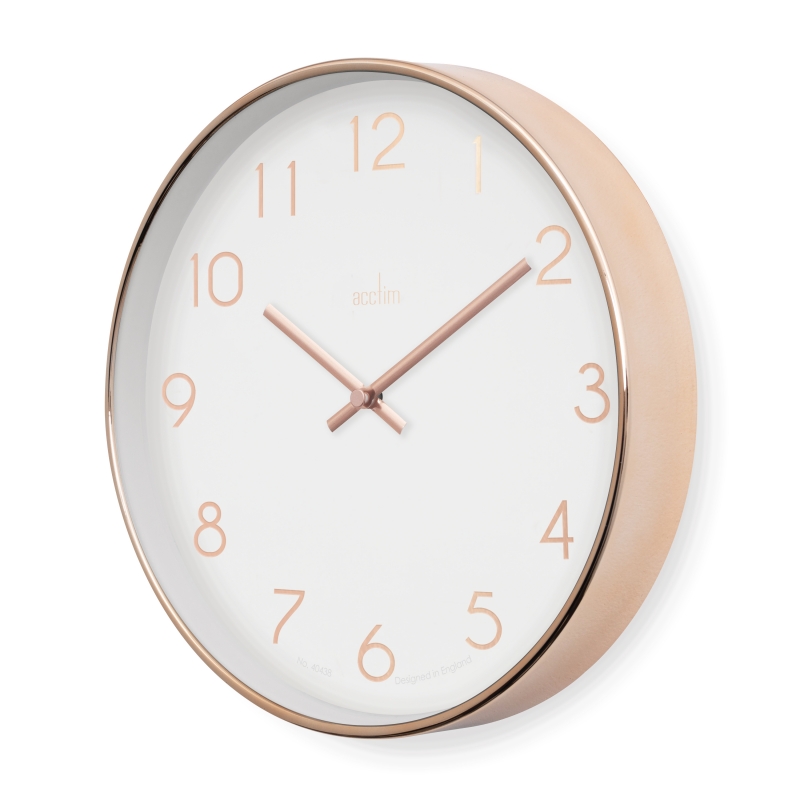Acctim - Ρολόι Τοίχου 25cm Elma Copper/White Acctim - Ρολόι Τοίχου 25cm Elma Copper/White