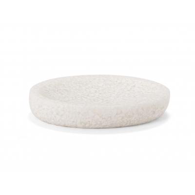 Andrea House - Βάση Για Σαπούνι White Resin 15x10.5x2.5cm