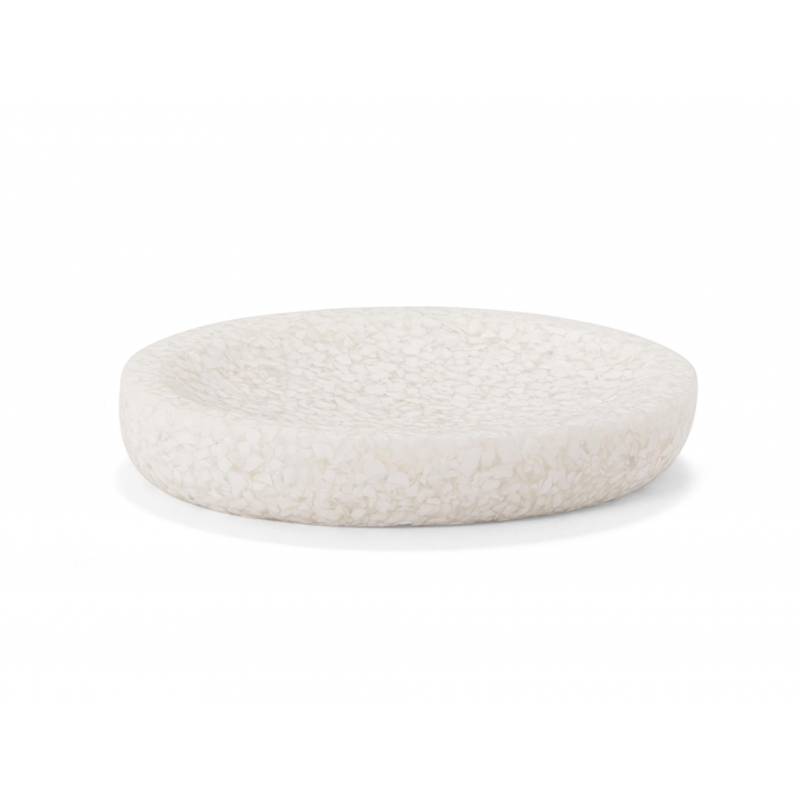 Andrea House - Βάση Για Σαπούνι White Resin 15x10.5x2.5cm