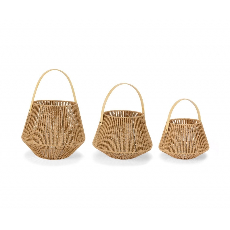 Andrea House - Φανάρι Bamboo Ø33X43cm
