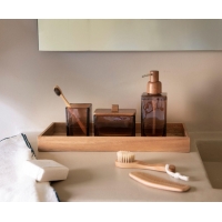Andrea House - Ποτηράκι Για Οδοντόβουρτσες Brown Glass Andrea House - Ποτηράκι Για Οδοντόβουρτσες Brown Glass