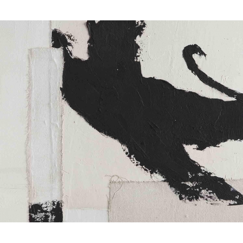 Andrea House - Χειροποίητος Πίνακας Ζωγραφικής Abstract Osaka 80x100cm