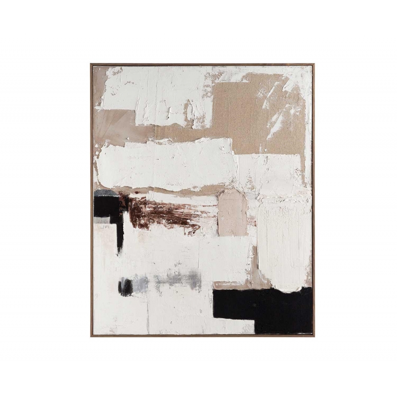Andrea House - Χειροποίητος Πίνακας Ζωγραφικής Abstract Madurai 80x100cm