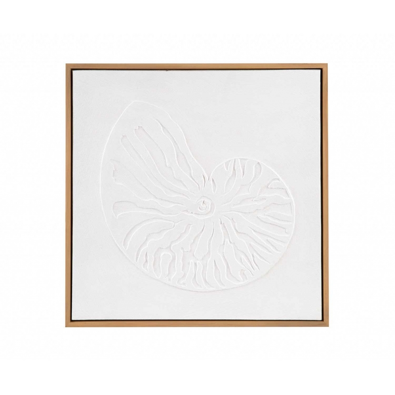Andrea House - Χειροποίητος Πίνακας Ζωγραφικής Nautilus Abstract 40x40cm