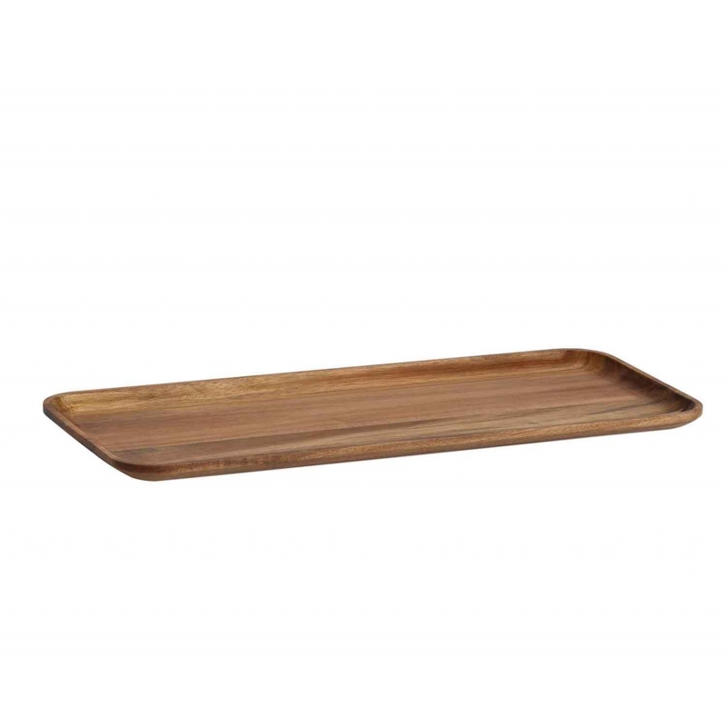 Andrea House - Παραλληλόγραμμο Πιάτο Acacia 40x17cm