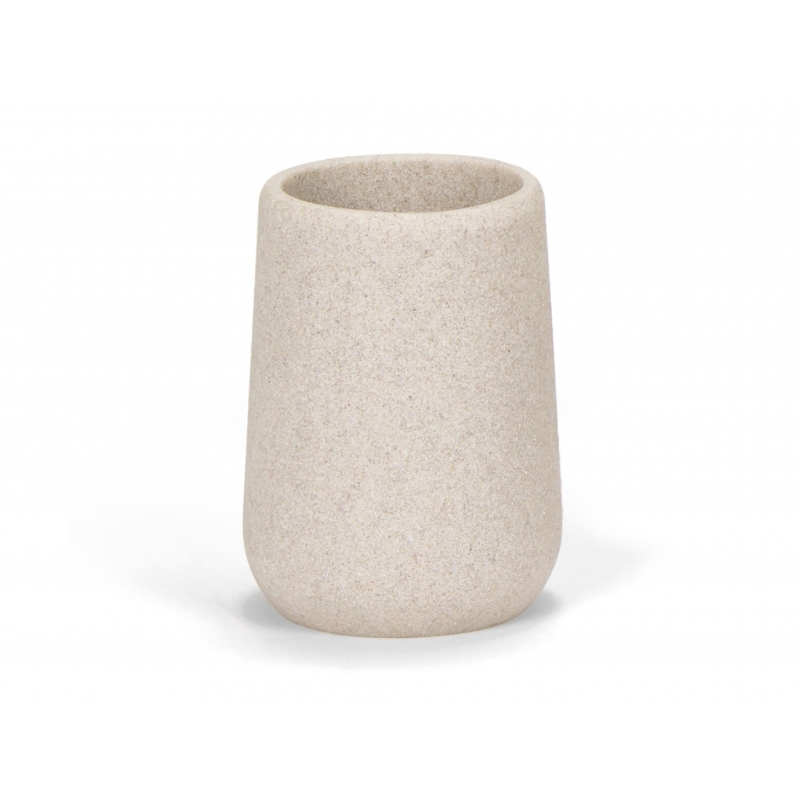 Andrea House - Ποτηράκι Για Οδοντόβουρτσες Beige Sandstone