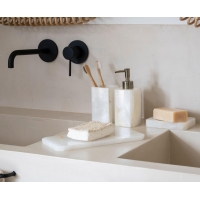 Andrea House - Μαρμάρινη Αντλία Για Σαπούνι White/Beige Marble Andrea House - Μαρμάρινη Αντλία Για Σαπούνι White/Beige Marble