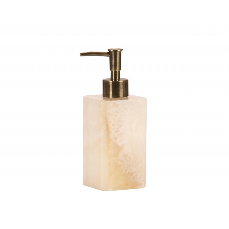 Andrea House - Μαρμάρινη Αντλία Για Σαπούνι White/Beige Marble Andrea House - Μαρμάρινη Αντλία Για Σαπούνι White/Beige Marble