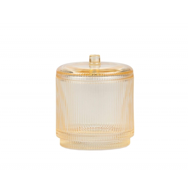 Andrea House - Γυάλινο Βάζο Μπάνιου Vintage Crystal Yellow Andrea House - Γυάλινο Βάζο Μπάνιου Vintage Crystal Yellow