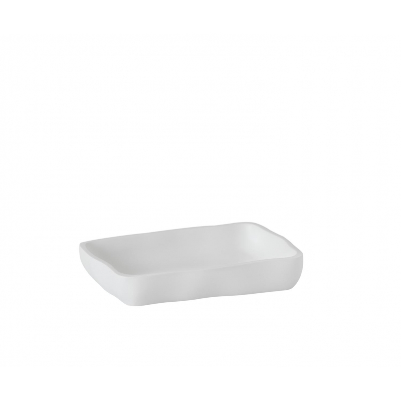 Andrea House - Βάση Για Σαπούνι Irregular White Resin