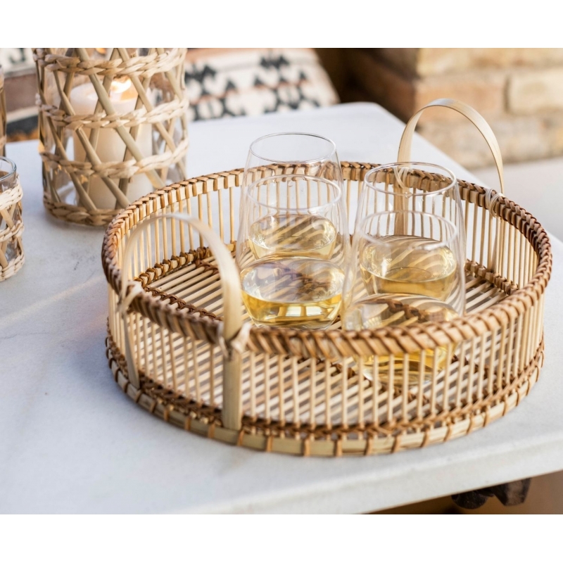 Andrea House - Στρογγυλός Δίσκος Bamboo 35cm Andrea House - Στρογγυλός Δίσκος Bamboo 35cm