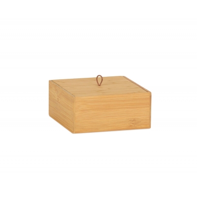Andrea House - Κουτί Bamboo Με Καπάκι 15x15cm
